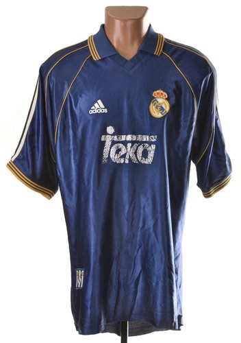 REAL MADRID SPAIN 1998/1999 THIRD FOOTBALL SHIRT ADIDAS SIZE XL
