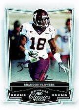 2008 Donruss Classics #151 Brandon Flowers RC Auto /499 - NM-MT