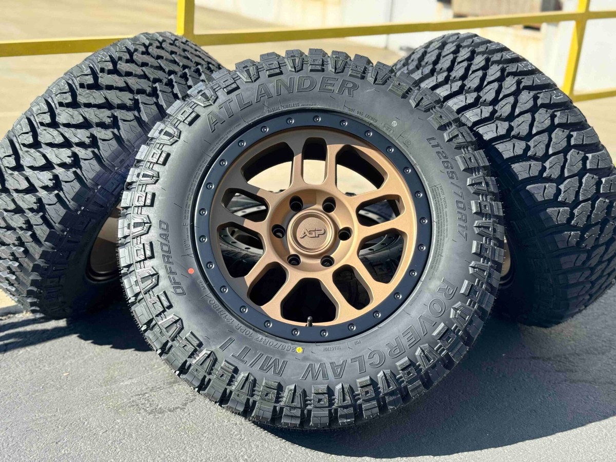 TA-KUN. 17 Wheels 265/70R17 M/T Tires AGP TRUX Toyota 4runner Tacoma