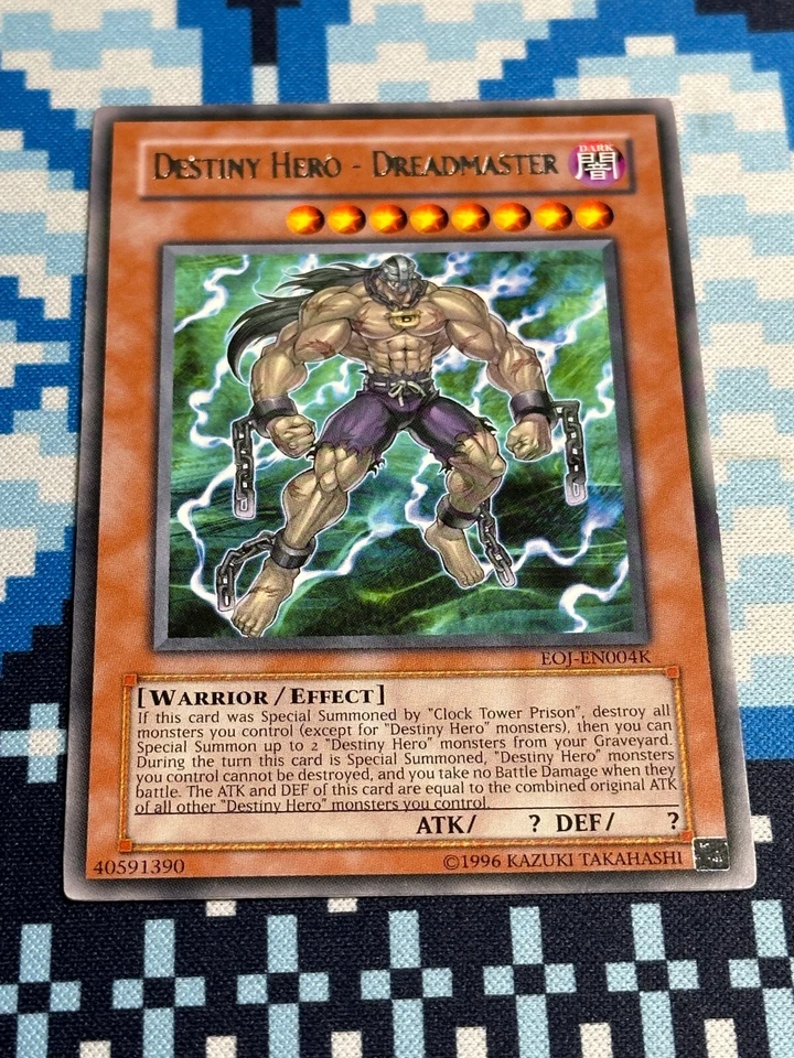 YUGIOH! Konami Replacement Redemption Destiny Hero Dreadmaster EOJ-EN004K LP