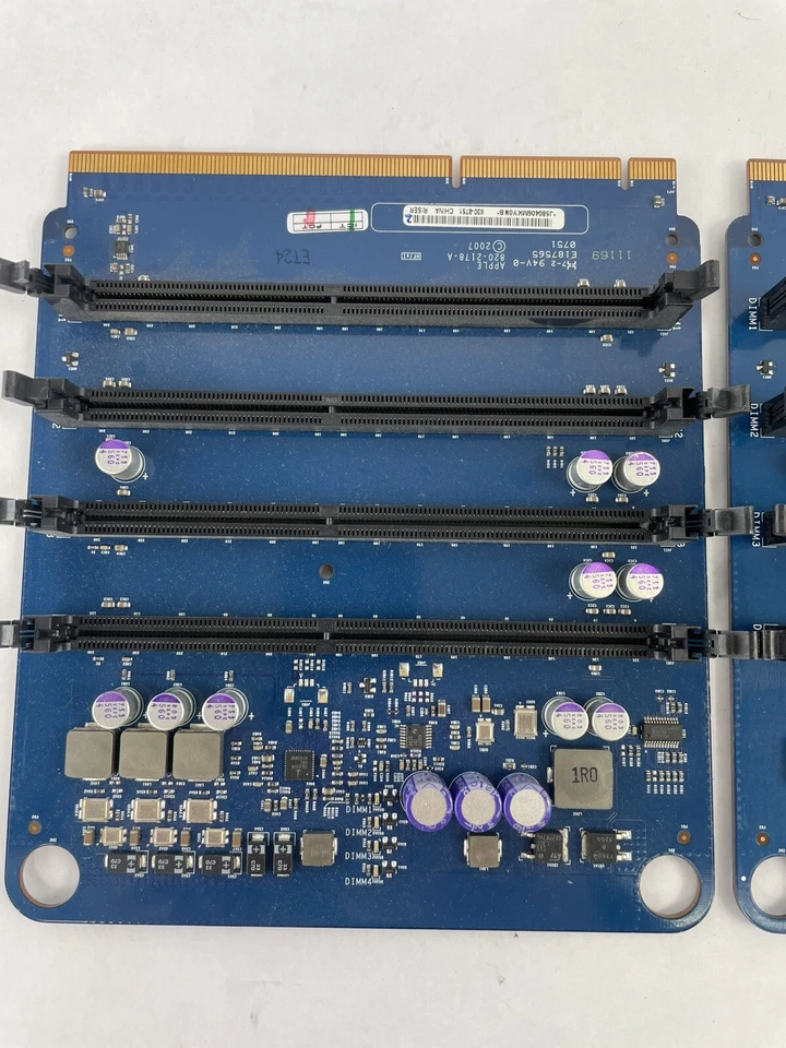 2 Genuine Apple Memory Riser Cards for A1186 Mac Pro 3,1 2008 820-2178-A - Image 3 of 4