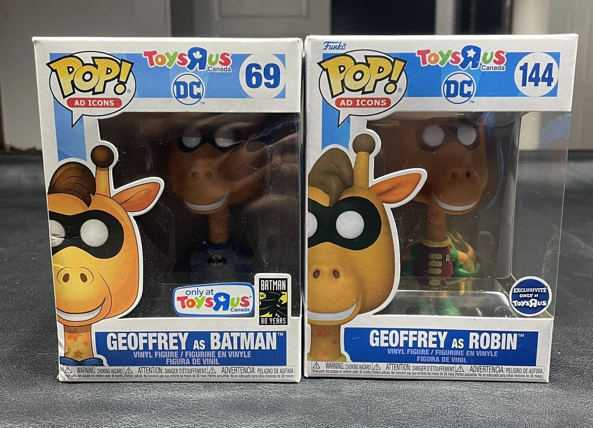 Funko Pop Geoffrey As Batman 69 Geoffrey As Robin 144 eBay