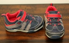 Stride Rite NAVY SNEAKERS Toddler Boys 5 Shoes Athletic Washable