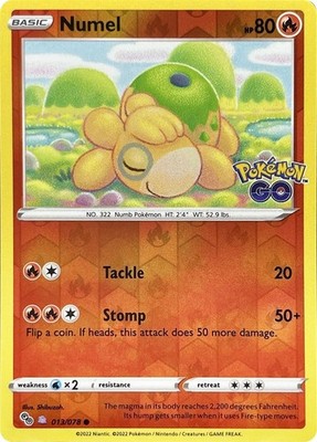 Numel (Peelable Ditto) - 013/078 Pokemon GO