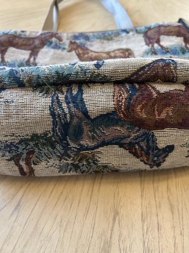 Vintage Alfagear Horse Purse + Coin Bag Tapestry Western Equestrian RARE Cowgirl - 第 5/14 張圖片