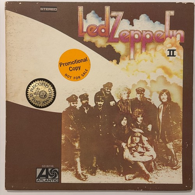 #ad Led Zeppelin – Led Zeppelin II LP 1969 Atlantic Records $38.95