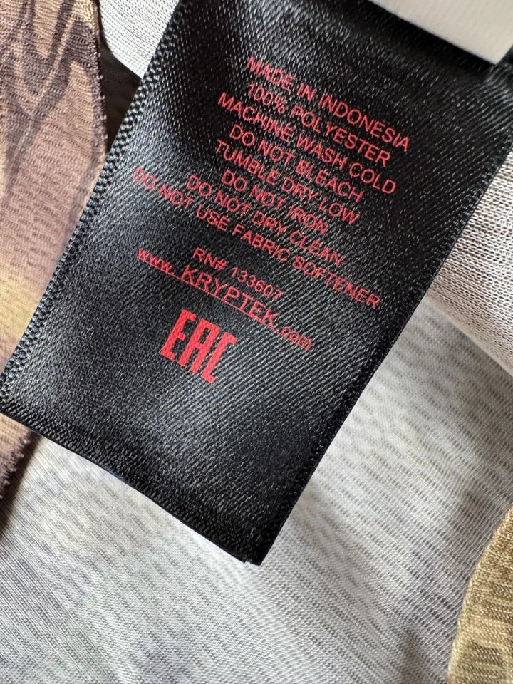 Kryptek Shirt Men 2XL Highlander Camo Battlefield Performance Tactical Crewneck - Image 4 of 4