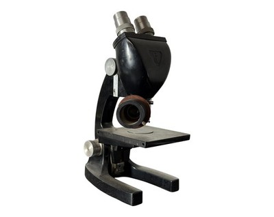 Vintage Binocular Research Microscope