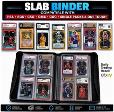 PSA Slab Binder Holds 32 PSA Slabs 4-Pocket Graded Card Binder Storage Protector