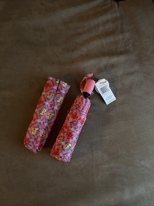 Vera Bradley Essential Umbrella Ariel’s Pink Lagoon Ditty NWTS