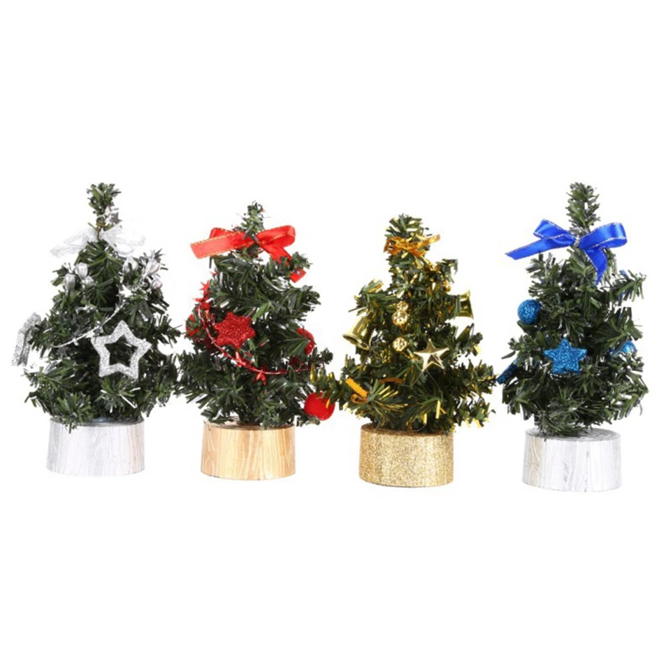 Christmas Tree Xmas Artificial Tree Festival Holiday Decoration Desktop Ornament - Image 2 of 4