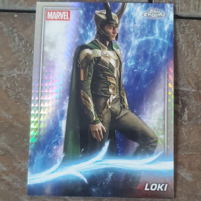 Topps Loki Non-Sport Trading Card Topps Chrome Marvel Phase One #19 Thor 2025