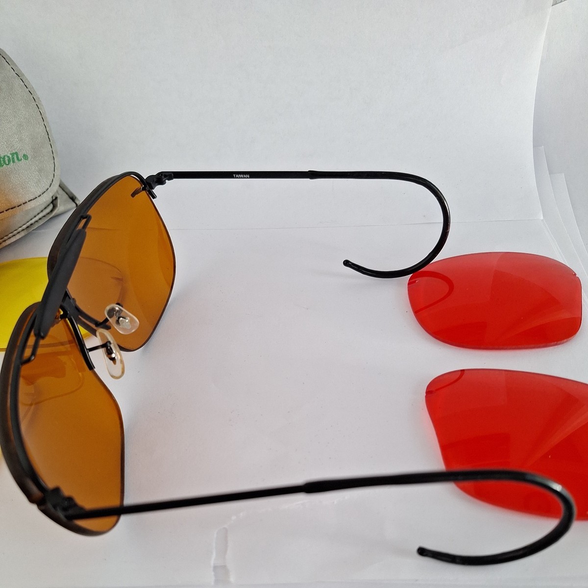 Vintage Remington Aviator Shooting Glasses Interchangeable Lenses