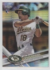 2017 Topps Chrome Prism Refractor Chad Pinder #141 03od