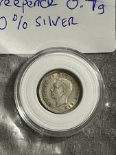 Pre 1947 Three pence 50cent Silver 0.7 Gram