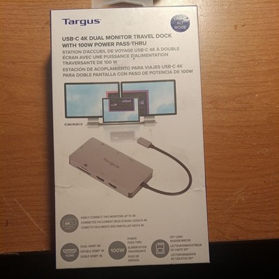 Targus - USB-C Dual HDMI 4K Docking Station with 100W PD Pass-Thru ( DOCK423A )