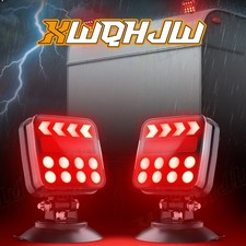 For 2012 Gmc Sierra 1500 Sle 4x2 2x Wireless Magnetic Led Light Rear Tail Lamps