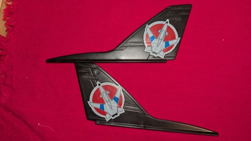 New ListingGI Joe X-30 Conquest Parts ~Left & Right Tail Fins~ set pair