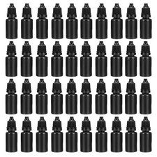50 Pcs 10 Ml Essential Oil Bottles Pet Drip Bottles Simple Liquids Holder