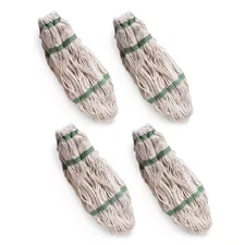 Libman Tornado Mop Refill 4 Pack Cotton Blend Twist Mop Head Washable Reusable