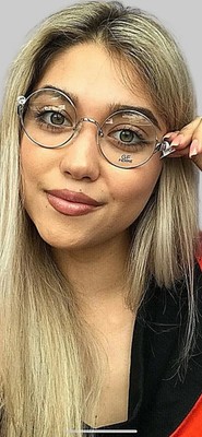 New Gianfranco Ferre GFF0093 005 Round Gold Women's Eyeglasses Frame Italy