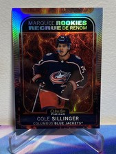 2021-22 O-Pee-Chee OPC PLATINUM COLE SILLINGER #285 HOT MAGMA ROOKIE SP 405/499