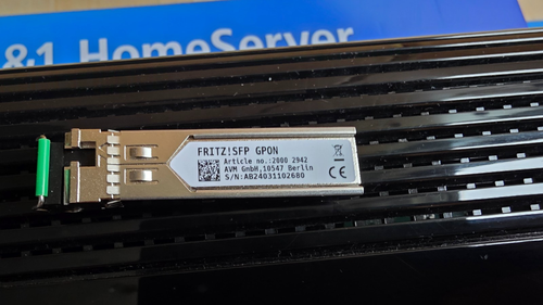 AVM Fritz!Box 5590 Fiber czarny - używany - oryginalne opakowanie - Zdjęcie 2 z 3