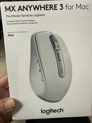 Logitech MX Anywhere 3 Wireless Mouse for Mac - Pale Grаy