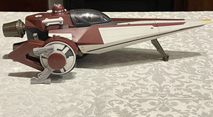 V-Wing Starfighter Star Wars Clone Wars Ship 2007 Hasbro *Missing Parts