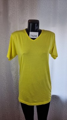 James & Nicholson Herren T-Shirt Slim Fiit Gelb Baumwolle Neu 240698