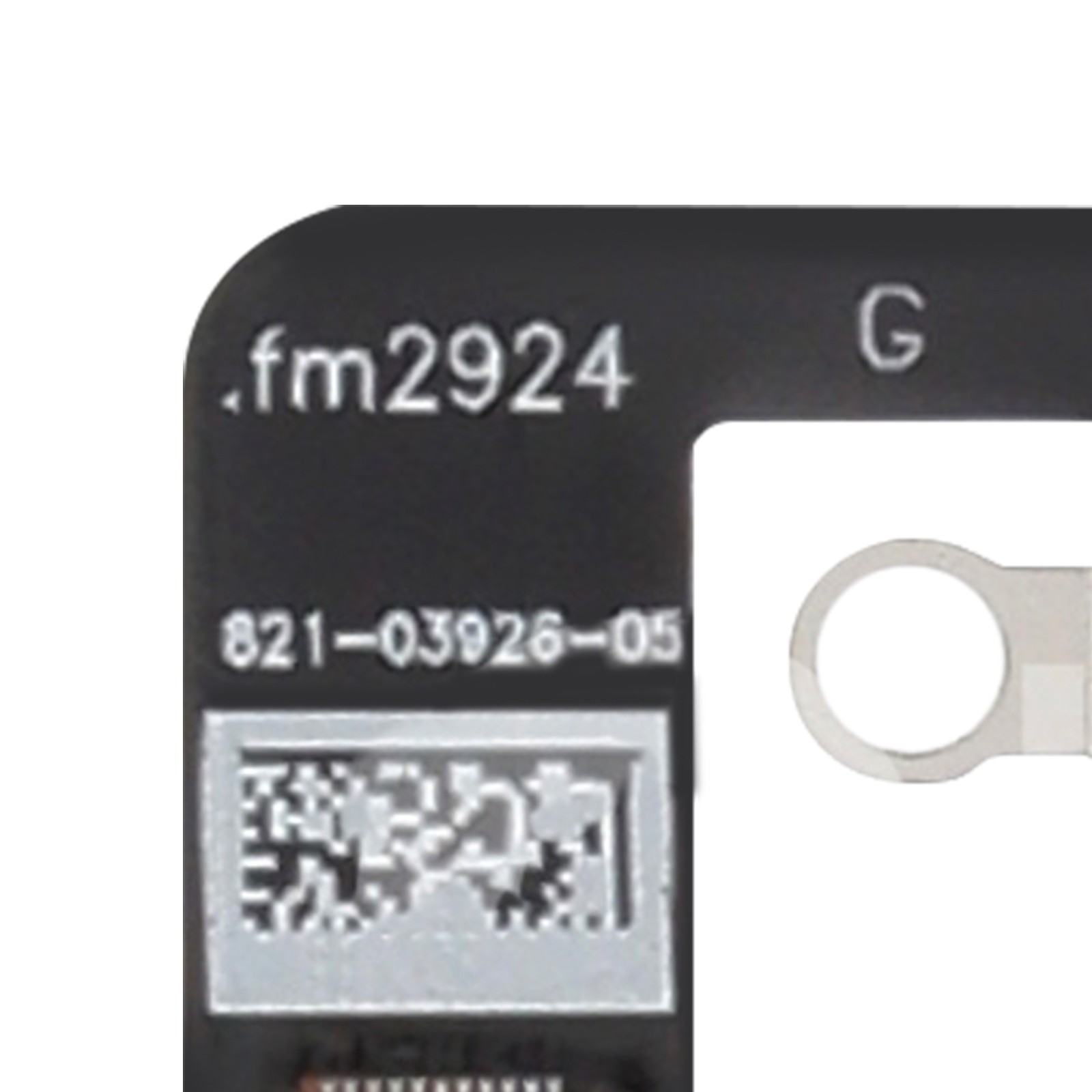 Lecteur SIM double iPhone 14 noir avec nappe flexible haute densité