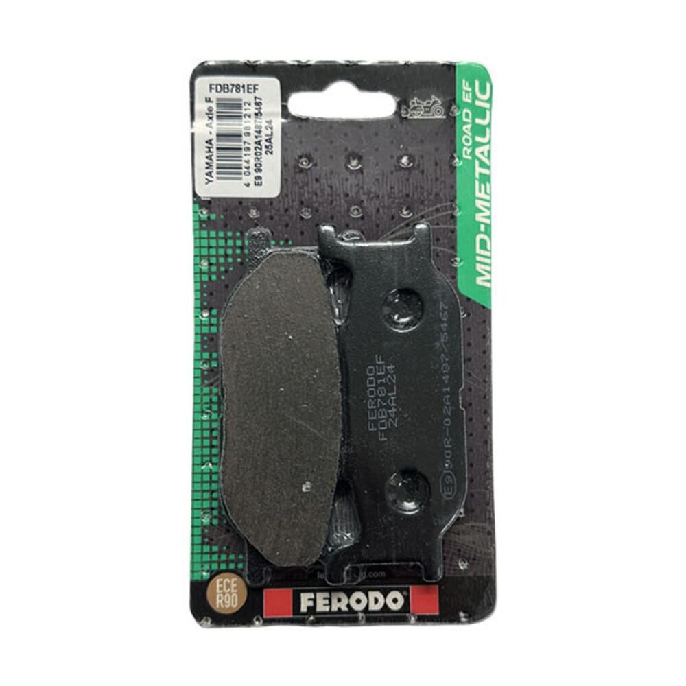 Ferodo Mid-Metallic Front Brake Pad FDB781EF - Fits Yamaha XV950 Racer 2017