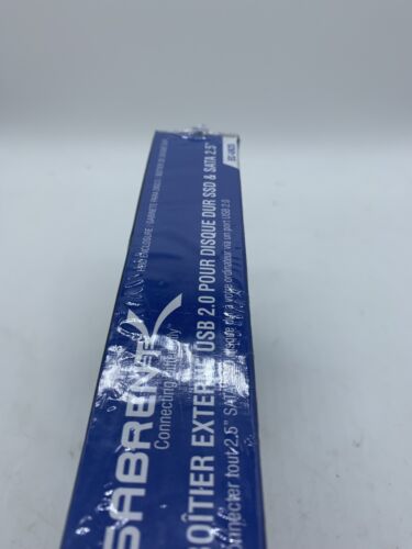 SEALED Sabrent EC-UK25 2.5" SSD/SATA Hard Drive Enclosure USB 2.0 w/ FREE S/H - Picture 3 of 3