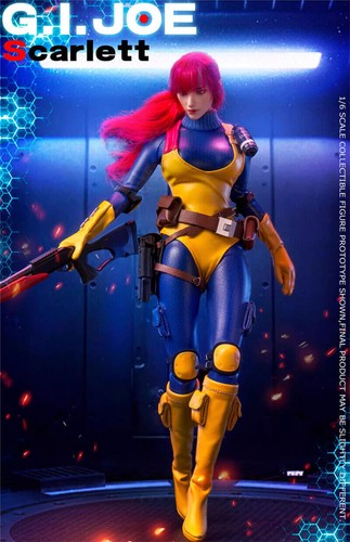 New 1/6 Scale G.I.JOE Scarlett Soldier 11.8'' Action Figure Model Toy Set Stock - Picture 2 of 19