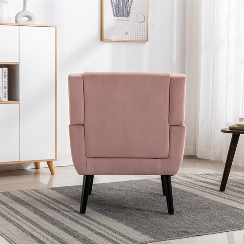 Modern Accent Chair Single Sofa Velvet Upholstered Armchair Living Room Chairs - Picture 30 of 144