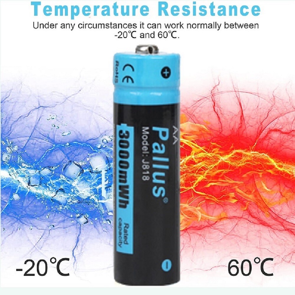 EBL Piles rechargeables AA/HR6 1,5 V 3300 mWh Lithium-ion : meilleur prix - Les Numériques