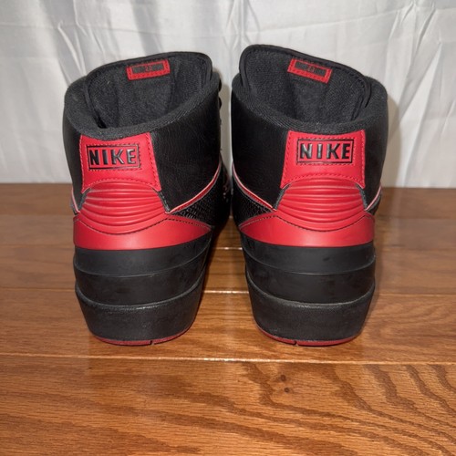 Nike Air Jordan 2 Retro Alternate 87 Black Red size 11.5 834274-001 - Picture 5 of 7