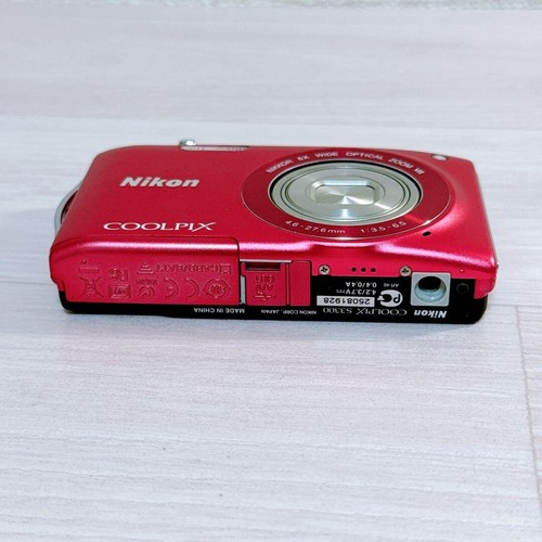 【MINT in BOX】Nikon COOLPIX S3300 Strawberry Pink 6x 16.0MP Digital Camera JAPAN - Picture 8 of 19