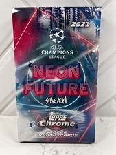 2021 TOPPS CHROME UEFA CHAMPIONS LEAGUE STEVE AOKI SEALED BOX!