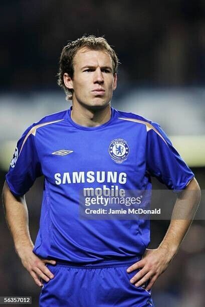 MEN'S FC CHELSEA 2005/2006 ARJEN ROBBEN UEFA SOCCER FOOTBALL