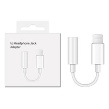 6 Pcs Set  For iPhone Headphone Adapter Jack 8Pin to 3.5mm Aux Cord
