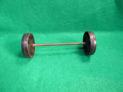 1950s Ideal Toy Corp Satellite Launcher Truck Space Toy Car Wheel Set