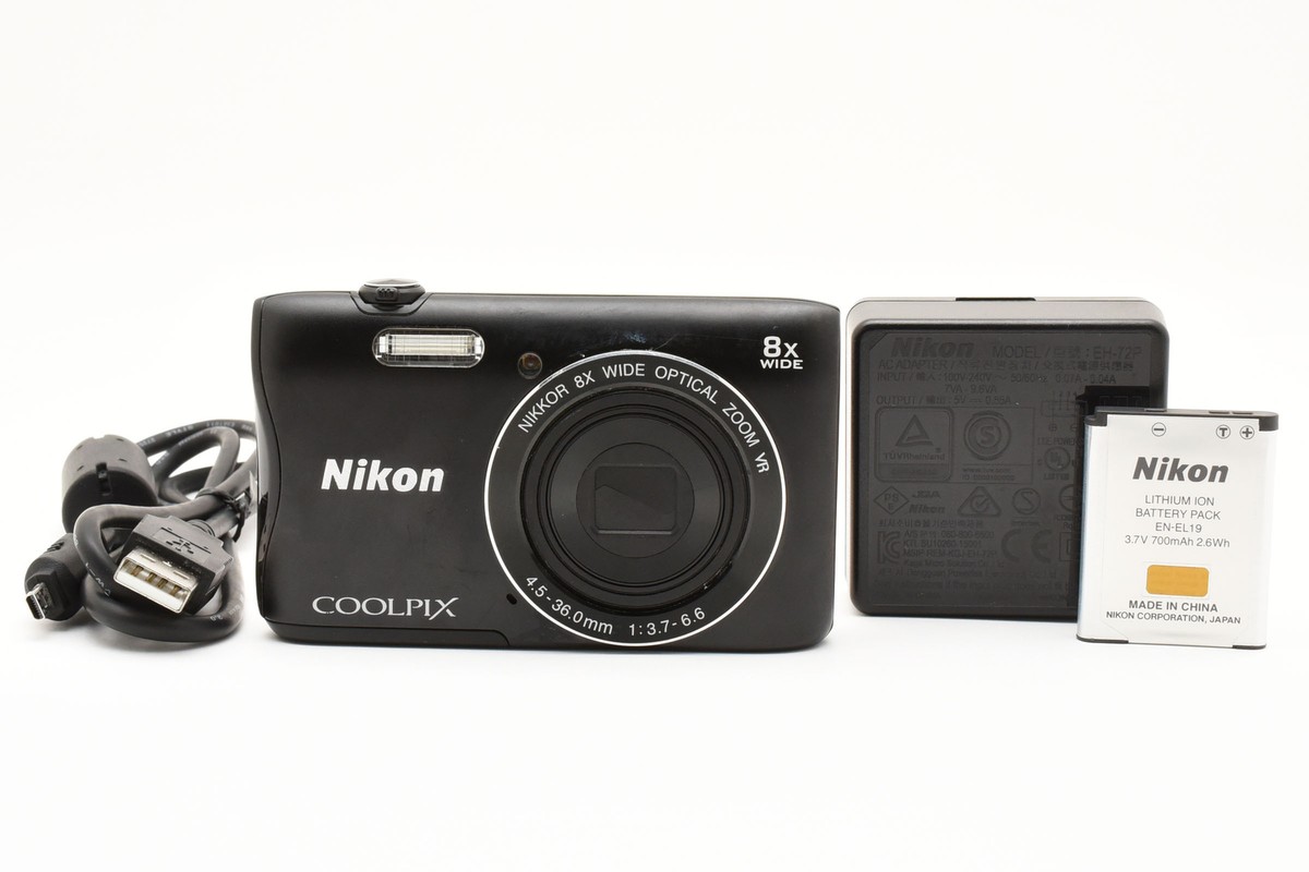 【T2182】 Nikon COOLPIX S3700 ニコン クールピクス Amazon.com : Nikon Digital Camera COOLPIX S3700 Black