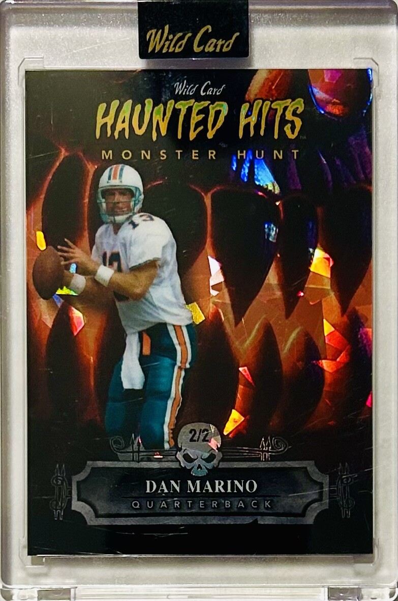 2024 Wild Card Haunted Hits Monster Hunt Dan Marino HOF 2/2 #HHP