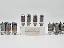 6AU6 Two (2) Tubes New (New Old Stock) Test NEW 1 Year Warranty