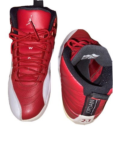 gym red 12s size 9