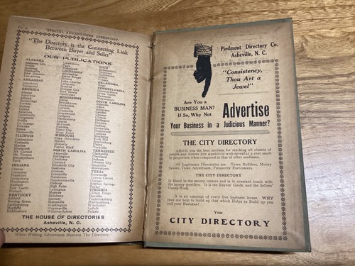 1915-16 Mt. Carmel, Illinois SELTENES Branchenbuch - Anzeigen Band III - Bild 11 von 12