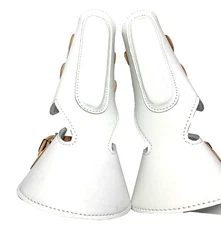 SADDLE HORSE LEG BOOTS. CANILLERAS PARA CABALLO. CHARRO HORSE LEG PROTECTORS