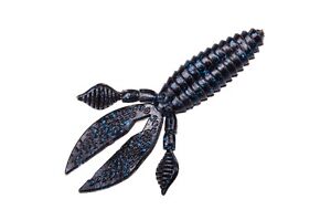 Strike-King-Rodent-RO4-2-Black-Blue-Flake-KVD-Perfect-Plastic-Creature-Bait-Lure