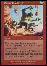 MTG Magic the Gathering Downhill Charge (79/143) Nemesis LP